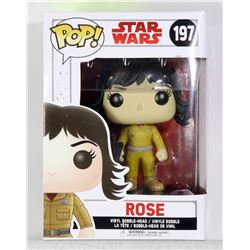 POP STAR WARS ROSE #197 FIGURE, NEW SEALED