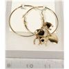 Image 1 : NEW FASHION GOLD TONE HOOP EARRINGS