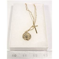 NEW FASHION GOLD TONE COIN STYLE NECKLACE