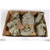 Image 1 : BOX OF STONECAST ELEPHANTS