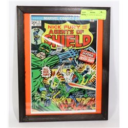 NICK FURY AGENT OF SHIELD #5, FRAMED