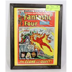 FANTASTIC FOUR #117 COLLECTOR COMIC, FRAMED