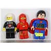 Image 1 : LEGO ALARM CLOCKS GROUP OF 3 SUPERMAN,NINJAGO,AND