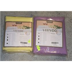 TWO ROUND TABLE CLOTHS