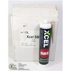 CASE WITH 12 TUBES OF BEIGE STANDARD BOND AND SEAL