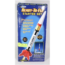 FLYING MODEL ROCKET STARTER SET NEW IN BOX