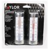 Image 1 : TAYLOR 2 PK FREEZER REFRIGERATOR THERMOMETER