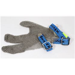 SIZE LARGE TWO FINGER AND THUMB CUTTING GLOVE
