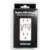 Image 1 : DUPLEX USB CHARGER TAMPER RESISTANT RECEPTACLE