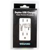 Image 1 : DUPLEX USB CHARGER TAMPER RESISTANT RECEPTACLE