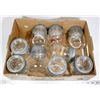 Image 1 : FLAT OF GEM MADE IN CANADA JARS WITH LIDS