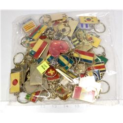 BAG OF FLAG THEME KEY CHAINS