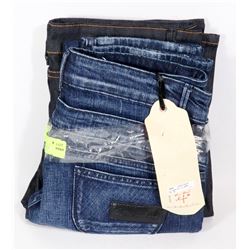 TWO PAIRS OF BLUE BLOOD WOMENS JEANS SIZE 29/34
