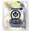 Image 1 : TORONTO MAPLE LEAFS SUCTION BOWL WITH SPOON