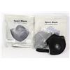 Image 1 : TWO SPORT MASKS WITH EXHALATION VALVES AND