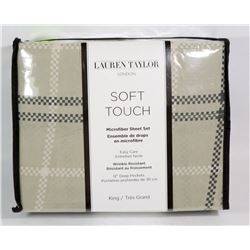 NEW KING SIZE MICROFIBER SHEET SET