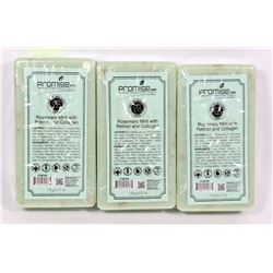 3 BARS OF PROMISE CBD ROSEMARY MINT WITH