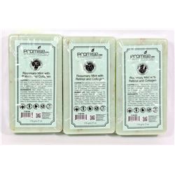 3 BARS OF PROMISE CBD ROSEMARY MINT WITH