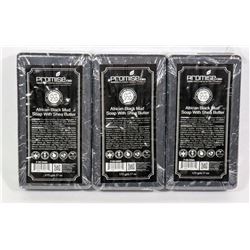 3 BARS OF PROMISE CBD AFRICAN BLACK MUD SOAP