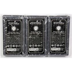 3 BARS OF PROMISE CBD AFRICAN BLACK MUD SOAP