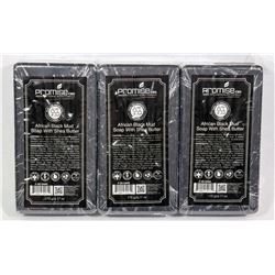 3 BARS OF PROMISE CBD AFRICAN BLACK MUD SOAP