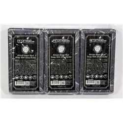 3 BARS OF PROMISE CBD AFRICAN BLACK MUD SOAP