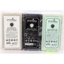 3 ASSORTED BARS OF PROMISE CBD BAR SOAP