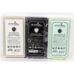 3 ASSORTED BARS OF PROMISE CBD BAR SOAP