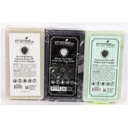 3 ASSORTED BARS OF PROMISE CBD BAR SOAP