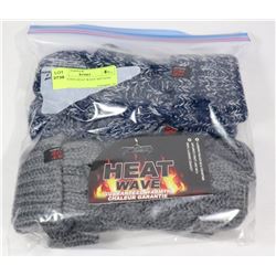 2PK LADIES HEAT WAVE MITTENS