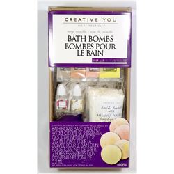 NEW CREATE YOUR OWN BATH BOMB SET -VANILLA