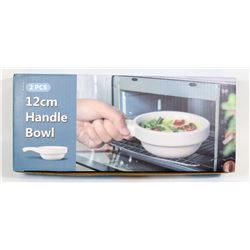 NEW 2PC 12CM HANDLE BOWL SET
