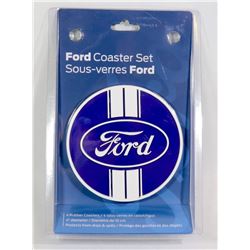 NEW 4PACK OF FORD RUBBER COASTERS