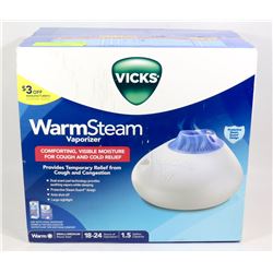 NEW VICKS WARM STEAM VAPORIZER SMALL/MEDIUM