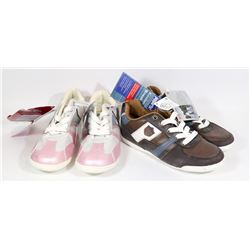 TWO PAIRS OF PEPPERTS KINDER SNEAKER SIZE EU 34