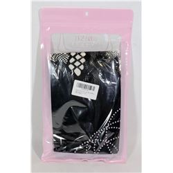 TREND MODERN H-STYLE WOMENS BLACK FISHNET