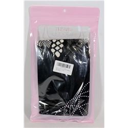 TREND MODERN H-STYLE WOMENS BLACK FISHNET