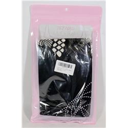 TREND MODERN H-STYLE WOMENS BLACK FISHNET