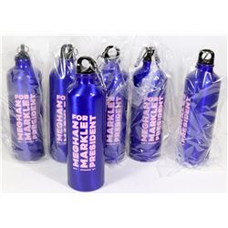 LOT OF 6 ALUMINUM WATER BOTTLES