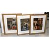 Image 1 : SET OF 3 GOLD FRAMED WALLACE COLLECTION