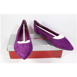 BRECKELLE'S WOMEN'S FLATS PURPLE SIZE 8 1/2