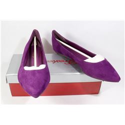 BRECKELLE'S WOMEN'S FLATS PURPLE 8 1/2