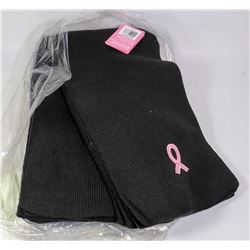 LOT OF 6 NEW PINK RIBBON CAMPAIGN SCARFS LIGHT