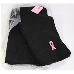 LOT OF 6 NEW PINK RIBBON CAMPAIGN SCARFS LIGHT