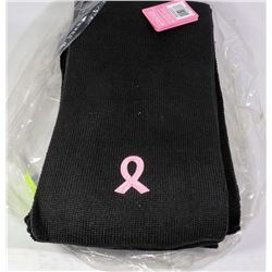 LOT OF 6 NEW PINK RIBBON CAMPAIGN SCARFS LIGHT