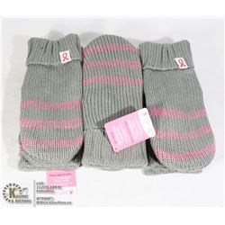 LOT OF 6 NEW PAIRS OF MITTENS