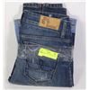 Image 1 : TWO PAIRS OF BLUE BLOOD JEANS SIZE 27/32