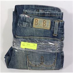 TWO PAIRS OF BLUE BLOOD JEANS SIZE 27/32