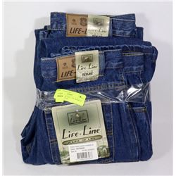TWO PAIRS OF LIFE LINE WOMENS JEANS SIZE 33/36