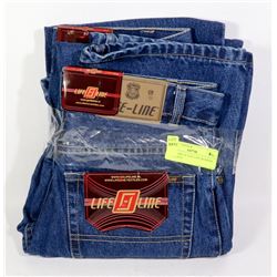 TWO PAIRS OF LIFE LINE WOMENS JEANS 29/34